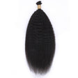 Kinky Straight Bulk Human Hair Extensions