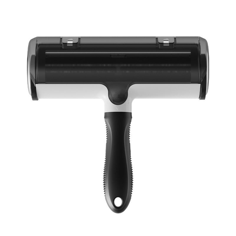 Dog And Cat Pet Grooming Brush With A Cleaning Roller For Removing Fur