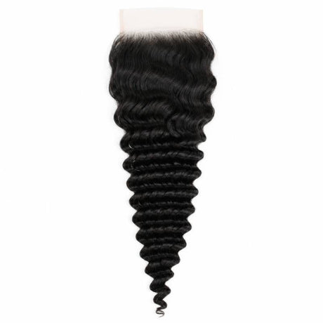 Deep Wave 5x5 Transparent Lace Closure