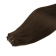 Dark Brown Invisible Clip-ins