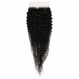 Jerry Curl 4x4 Transparent Lace Closure