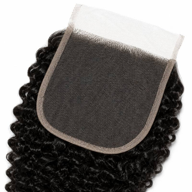 Jerry Curl 4x4 Transparent Lace Closure