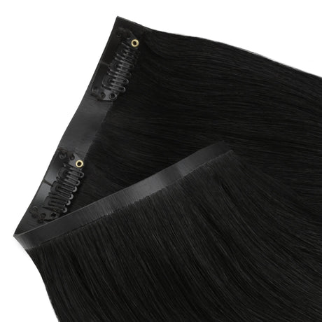 Jet Black Seamless Clip-ins