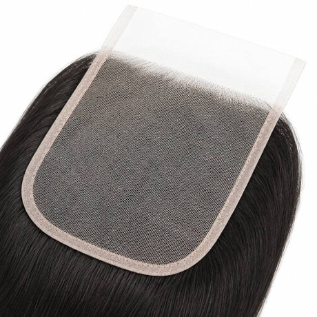 Straight 5x5 Transparent Lace Closure