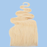Blonde Body Wave 4x4 Transparent Closure