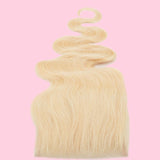 Blonde Body Wave 4x4 Transparent Closure
